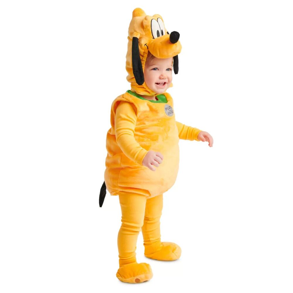 Disney Store Baby Plush Pluto 4 pc Costume For Halloween SZ 3-6m